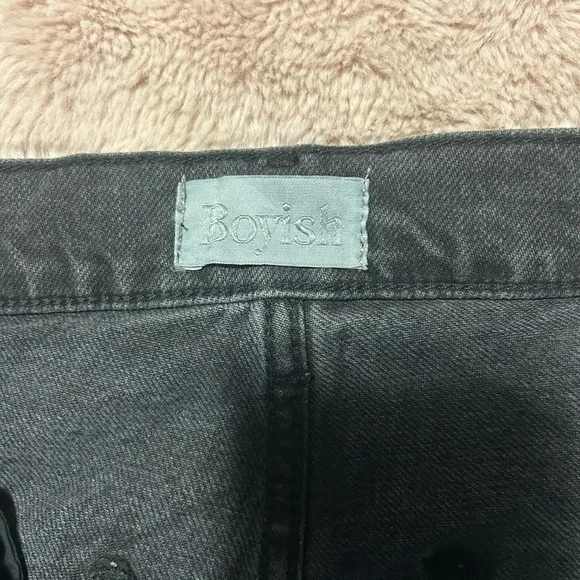 Boyish The Ricky Flare Button Fly High Rise Jeans - Picture 9 of 12